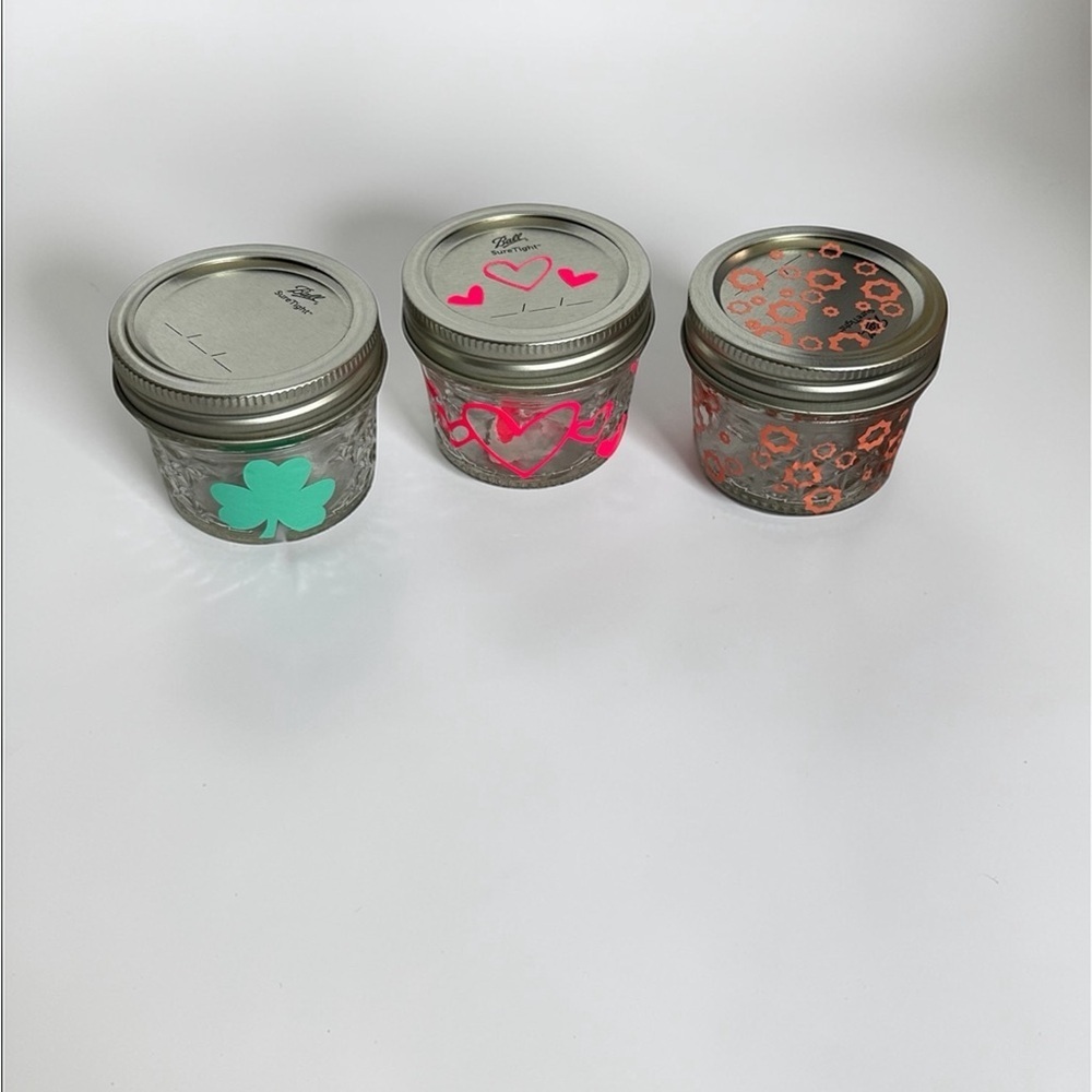 Decorative Glass Jars with Lids 3ct - Picture 2 of 5